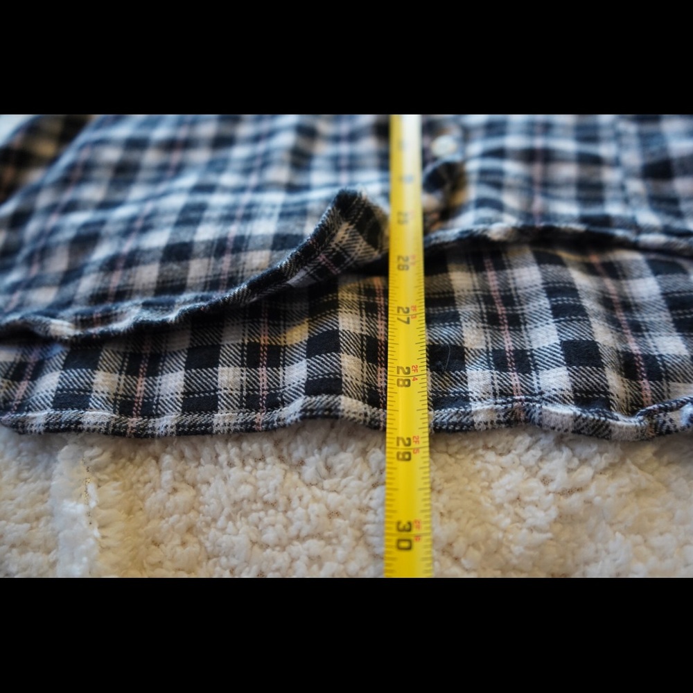 Plaid Button Up Vest - Picture 3 of 6